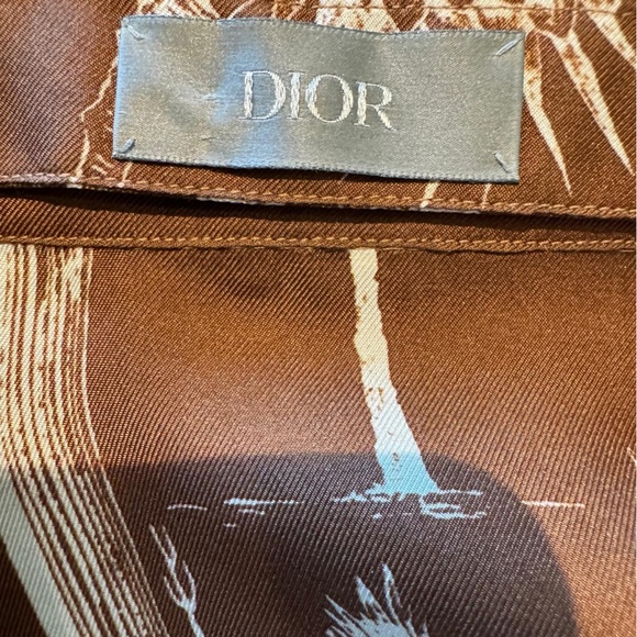 Dior x Cactus Jack oversized Silk Shirt. 2022. Size 42. SOLD OUT - Picture 3 of 4
